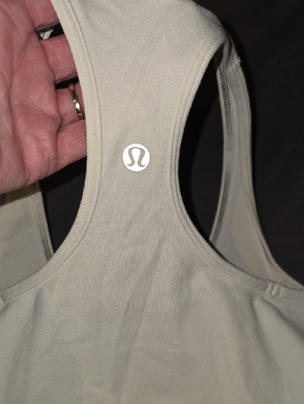 Lululemon White Racerback Tank - Picture 5 of 7